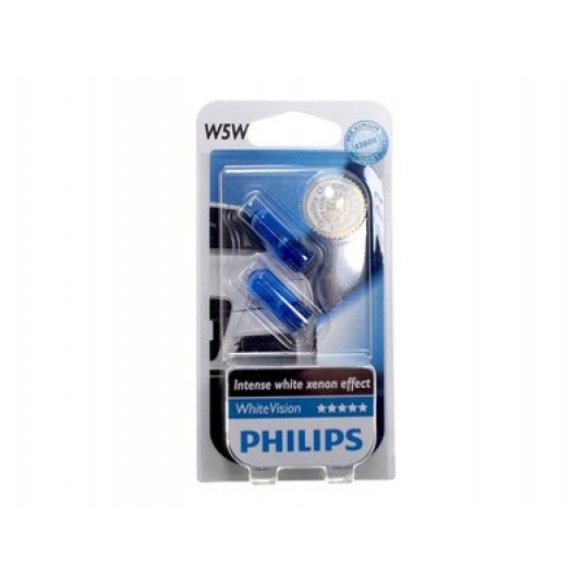 12V 5W BC WhiteVision 2szt PHILIPS -zdjęcie numer 1