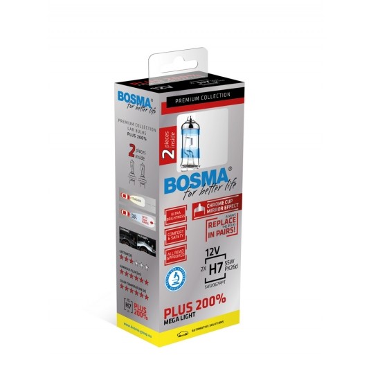 12V H4 +200% 60/55W P43t 2SZT -zdjęcie numer 1