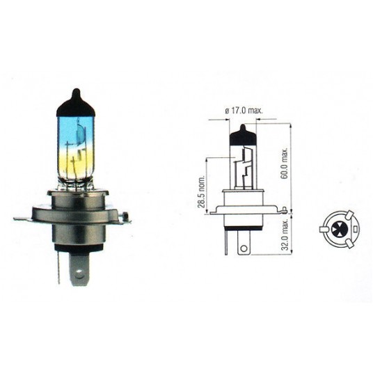 24V H4 100/80W P43T ALL WEATHER -zdjęcie numer 1