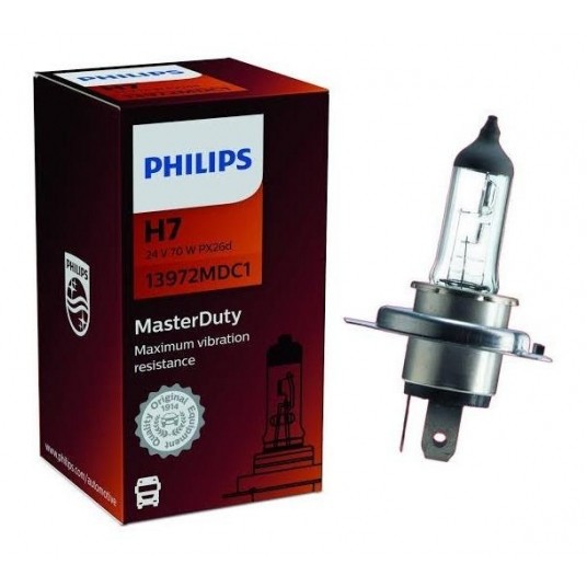 24V H7 70W PX26D MASTER DUTY PHILIPS+130% -zdjęcie numer 1
