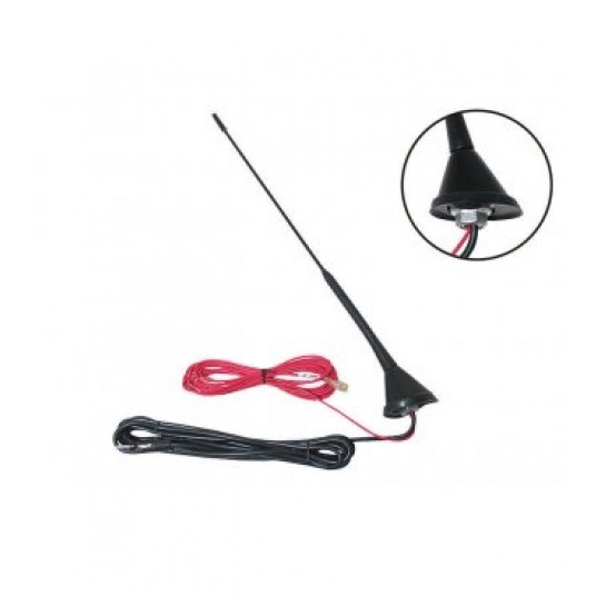ANTENA SAM ZE WZMACNIACZEM 40CM SKOS -zdjęcie numer 1