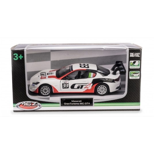 AUTA DTM MASERATI GRAN TURISMO MC GT4 BIAŁO CZERW -zdjęcie numer 1