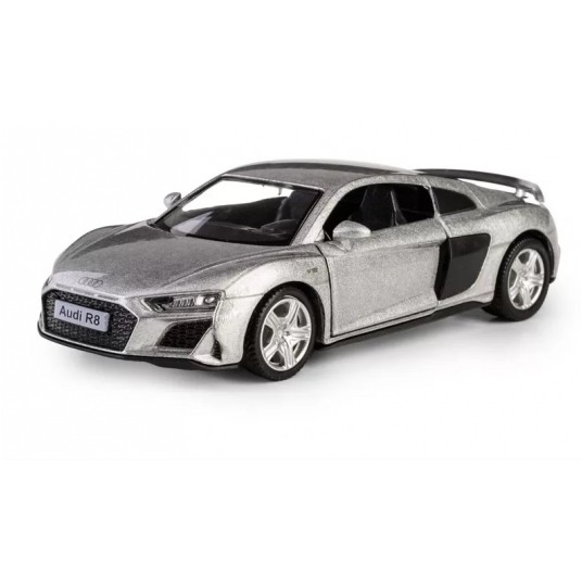 AUTA RMZ AUDI R8 2019 SILVER -zdjęcie numer 1