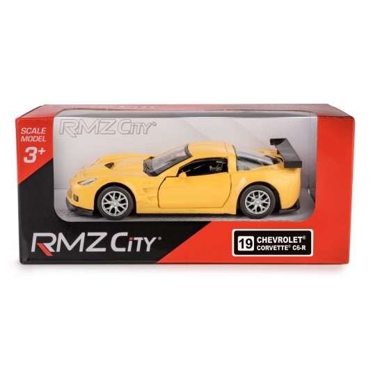 AUTA RMZ CHEVROLET CORVETTE C6-R ŻÓŁTA -zdjęcie numer 1