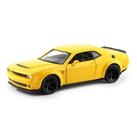 AUTA RMZ DODGE CHALLENGER SRT DEMON YELLOW -zdjęcie numer 1