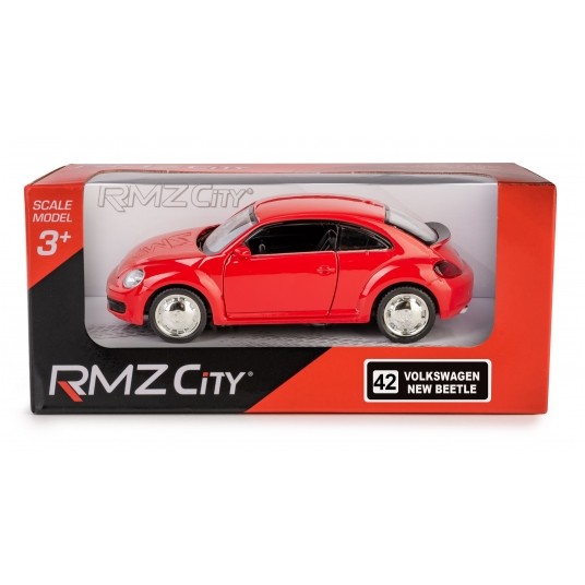 AUTA RMZ VOLKSWAGEN NEW BEETLE CZERWONY -zdjęcie numer 1