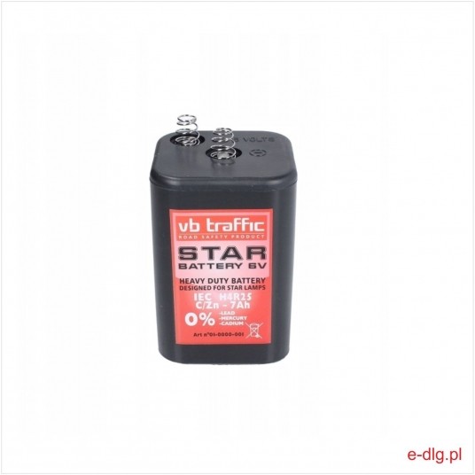 BATERIA LAMPY DROGOWEJ 6V 7Ah -zdjęcie numer 1