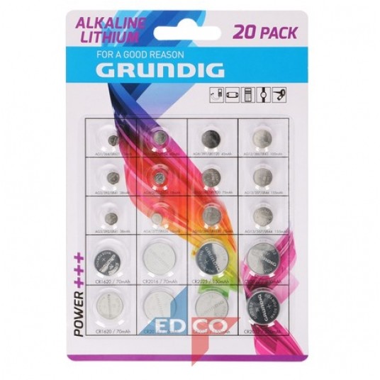 BATERIE GRUNDIG GUZIKOWE 20SZT -zdjęcie numer 1
