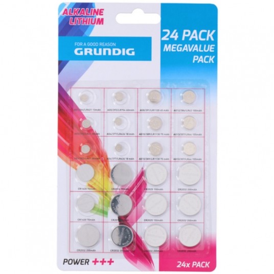 BATERIE GRUNDIG GUZIKOWE 24 SZT -zdjęcie numer 1