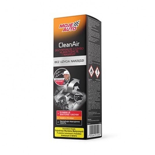 CLEAN AIR BLACK ODŚWIEŻACZ KLIMATYZACJI 150ML -zdjęcie numer 1