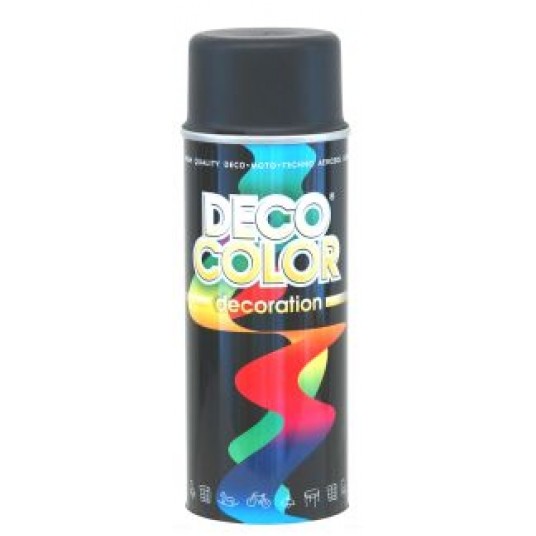 DECO CZARNY MAT 9005 SPRAY 400ML -zdjęcie numer 1
