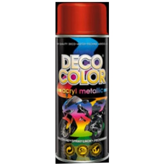 DECO METALIK CZERW SPRAY 400ML -zdjęcie numer 1