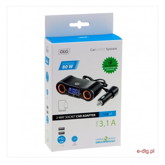 DWÓJNIK 12/24V 80W BLACK -zdjęcie numer 1