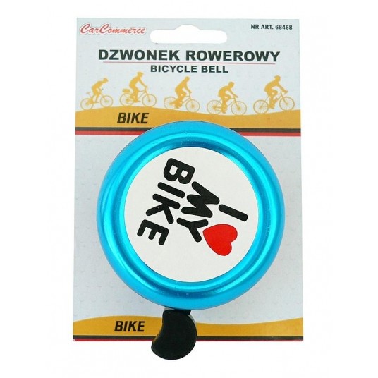 DZWONEK ROWEROWY NIEBIESKI -zdjęcie numer 1