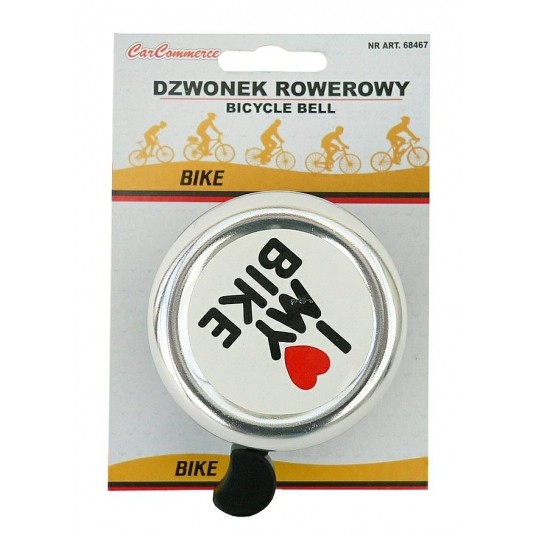 DZWONEK ROWEROWY SREBRNY -zdjęcie numer 1