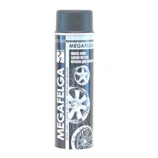 EMALIA DO FELG CZARNA MAT SPRAY 500ML -zdjęcie numer 1