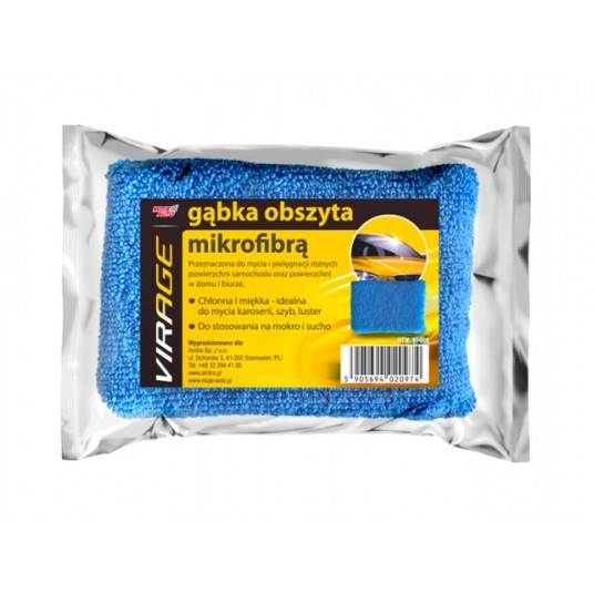 GĄBKA OBSZYTA MIKROFIBRĄ -zdjęcie numer 1