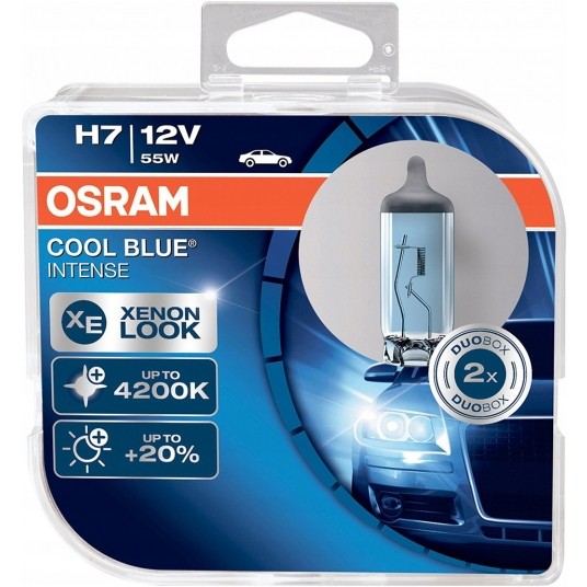 H7 12V 55W PX26D COOL BLUE INTENSE 2SZT -zdjęcie numer 1