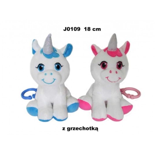 JEDNOROŻEC Z GRZECHOTKĄ 18CM -zdjęcie numer 1