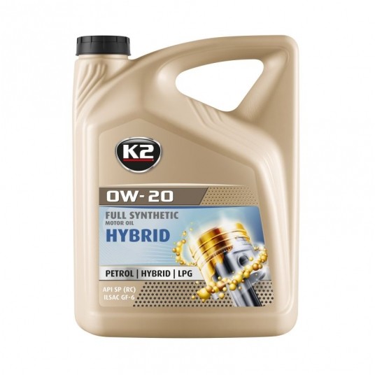 K2 OLEJ 0W20 5L HYBRID SP with RC -zdjęcie numer 1