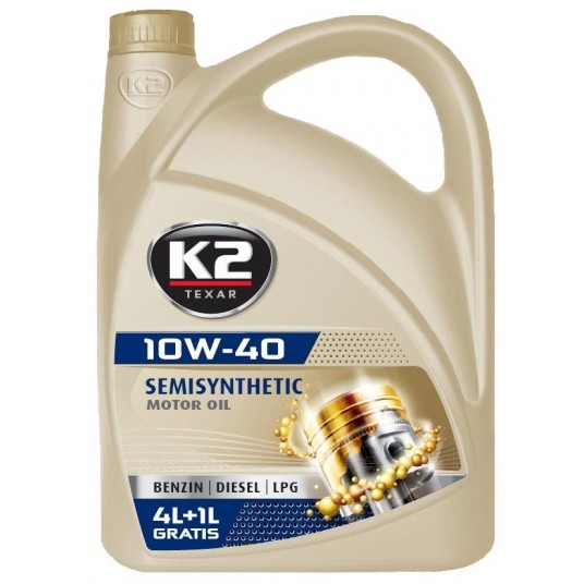 K2 OLEJ TEXAR 10W40 PÓŁSYNTETYK 5L (3) -zdjęcie numer 1