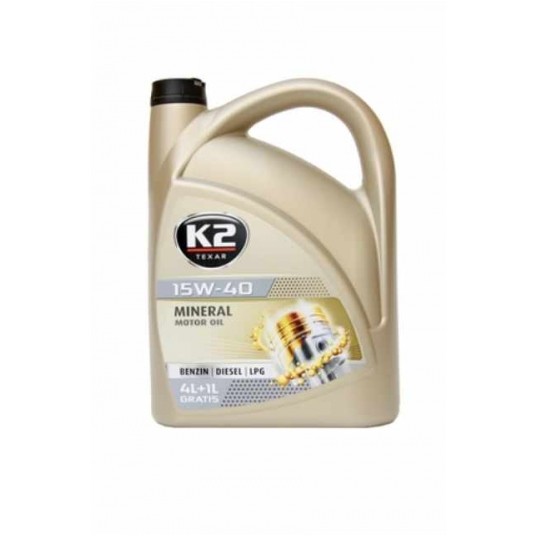 K2 OLEJ TEXAR 15W40 MINERALNY 5L -zdjęcie numer 1