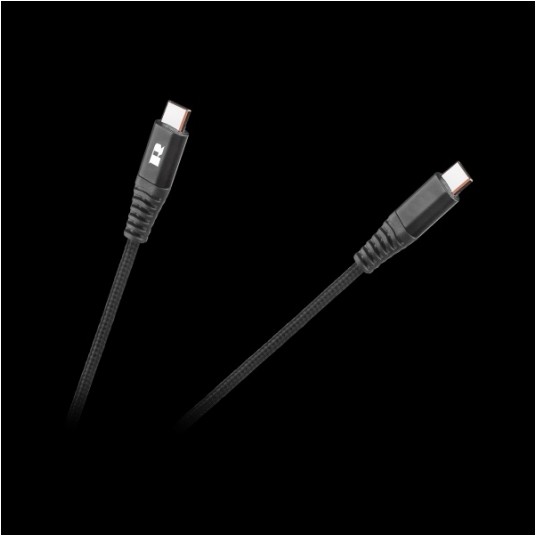 KABEL TYP C - TYP C 100CM CZARNY -zdjęcie numer 1