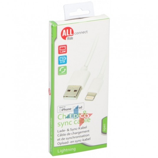 KABEL USB IPHONE 2.1A 1,2M (24) -zdjęcie numer 1
