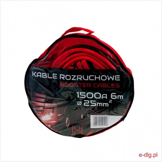 KABLE ROZRUCHOWE 1500A 6M 25mm2 -zdjęcie numer 1