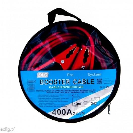 KABLE ROZRUCHOWE 400A 2,5M 4mm2 -zdjęcie numer 1