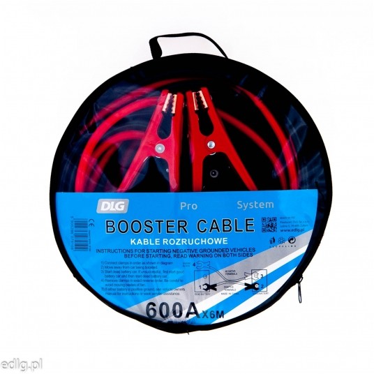 KABLE ROZRUCHOWE 600A 6M 10mm2 -zdjęcie numer 1