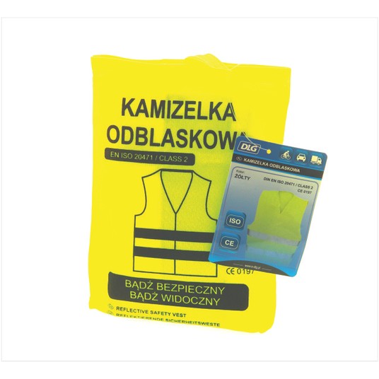 KAMIZELKA ODBL ŻÓŁTA SASZETKA -zdjęcie numer 1