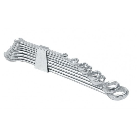 KLUCZE PŁASKO OCZKOWE 8SZT 6-19MM CLIP -zdjęcie numer 1
