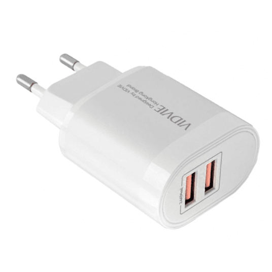 ŁADOWARKA SIECIOWA 230V USB 2400mA DUAL -zdjęcie numer 1
