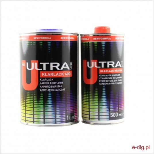 LAKIER BEZBARWNY ULTRA 400 KLARLACK 2+1 0,5L -zdjęcie numer 1