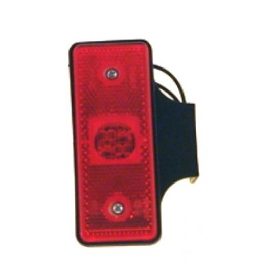 LAMPA 4 DIOD PODW CZERW 12/24V -zdjęcie numer 1