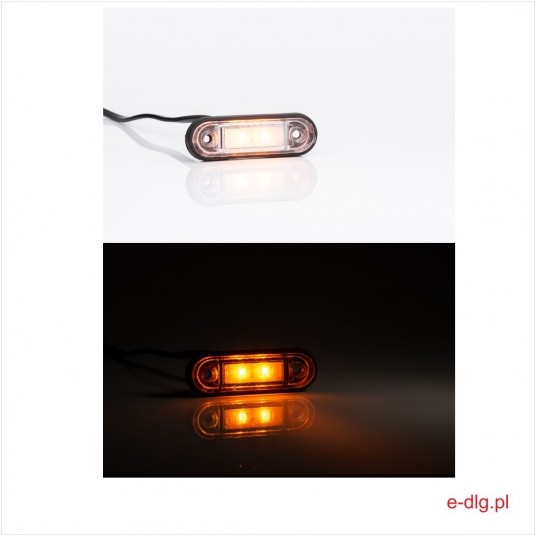 LAMPA OBR. ŻÓŁTA LED 12-30V Z WIĄZKĄ EL. FT-015 Z -zdjęcie numer 1