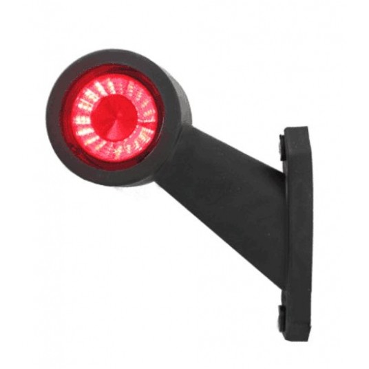LAMPA OBRYS BIAŁO CZERW 12/24V LEWA KR UKOŚNA -zdjęcie numer 1
