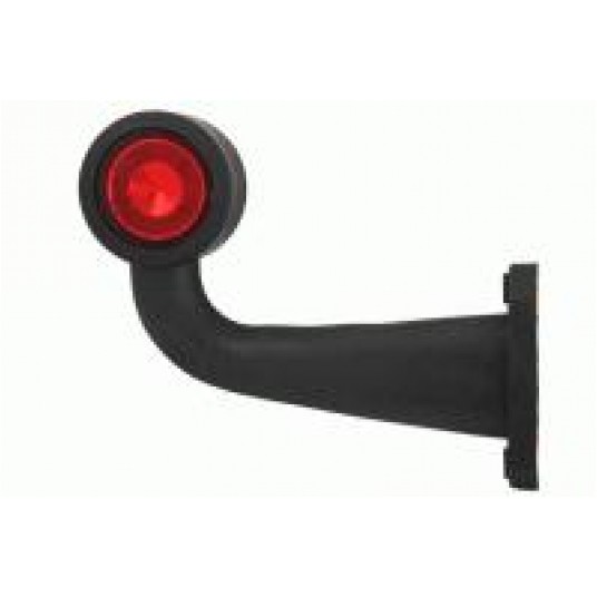 LAMPA OBRYS BIAŁO CZERW 12/24V PRAWA ŁAMANA -zdjęcie numer 1