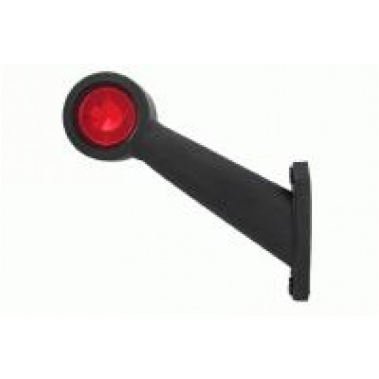 LAMPA OBRYS BIAŁO CZERW 12/24V PRAWA UKOŚNA -zdjęcie numer 1