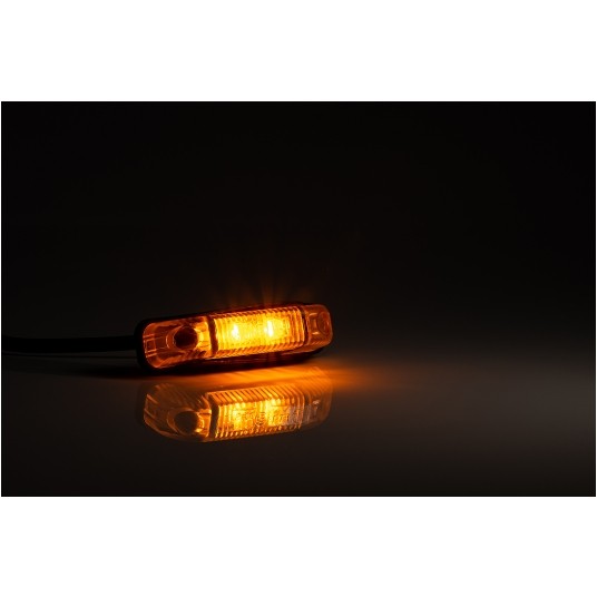 LAMPA OBRYS LED ŻÓŁTA Z ODBLASKIEM MD-013 Z LED -zdjęcie numer 1