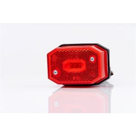 LAMPA OBRYSOWA LED CZERWONA Z ODBLASKIEM FT-001 C -zdjęcie numer 1