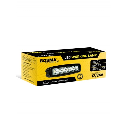 LAMPA ROBOCZA 6xLED 12/24V 18W 1300Lm 6000K -zdjęcie numer 1