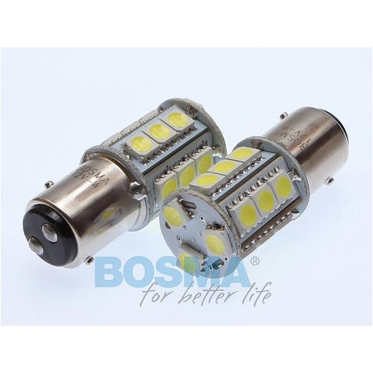 LED 12V 18XSMD BAY15D BIAŁA 2SZT -zdjęcie numer 1