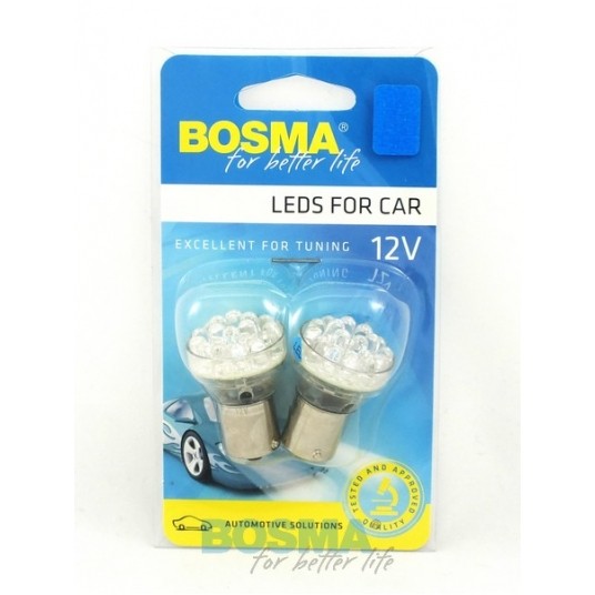 LED 12V 24LED BA15S NIEBIESKA -zdjęcie numer 1