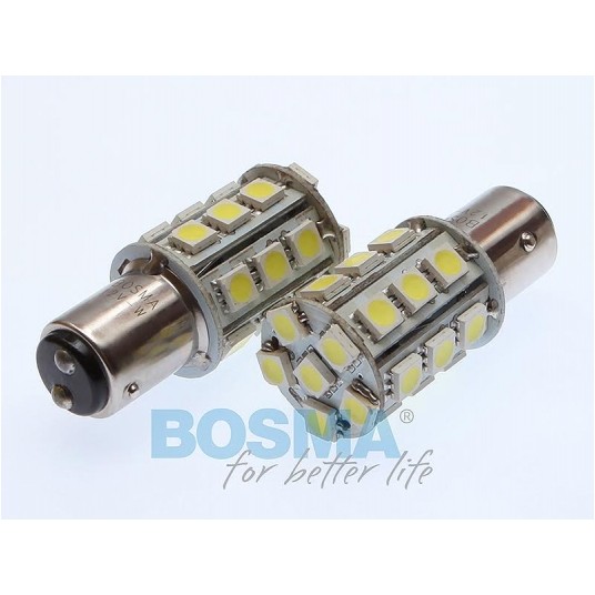 LED 12V 24XSMD BAY15D BIAŁA 2SZT -zdjęcie numer 1