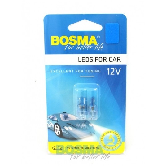LED 12V 5W BC T10 NIEBIESKA STOŻEK -zdjęcie numer 1
