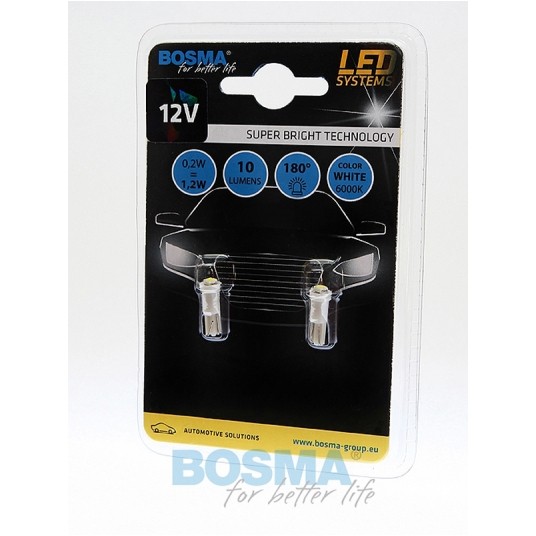 LED 12V T05 1,2W SMD 1 LED BIAŁA 2SZT -zdjęcie numer 1
