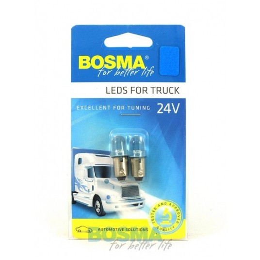 LED 24V 1XLED BA9S NIEBIESKA -zdjęcie numer 1