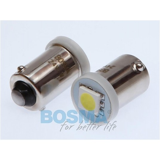LED 24V 1XSMD BA9S BIAŁA 2SZT -zdjęcie numer 1